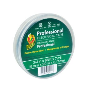 3/4 in. W x 66 ft. L Green Vinyl Electrical Tape