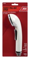 White Plastic Replacement Pull Out Spray Head For Kitchen Fa