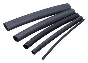 1/8 in. Dia. Heat Shrink Tubing Black 8 pk