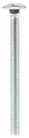 1/4 in. Dia. x 3 in. L Zinc-Plated Steel Carriage Bolt 1