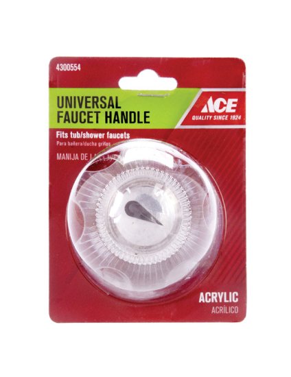 Universal Knob Clear Acrylic Diverter Handle