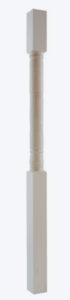(image for) 8-ft x 6-in Primed Pine Wood Round Hollow core Porch post