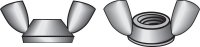 6 in. Zinc-Plated Steel SAE Wing Nut 100 pk