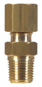 3/8 in. Compression x 1/2 in. Dia. Compression Brass Connect