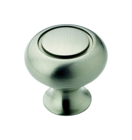 Round Cabinet Knob 1-1/4 in. Dia. 1-3/16 in. Sat