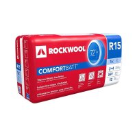 Rockwool ComfortBatt 15.25 in. W X 47 in. L R15 Unfaced Insulati