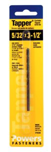 Tapper 5/32 in. x 3-1/2 in. L Carbide Tipped Drill Bit 1