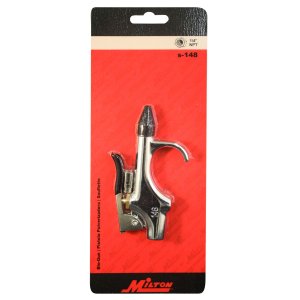 1/4" NPT Lever Blow Gun - Rubber and Safety Tip Nozzles