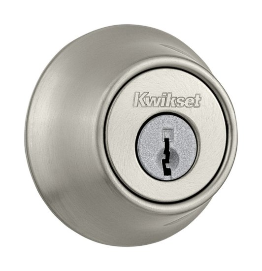 Satin Nickel Single Sided Deadbolt