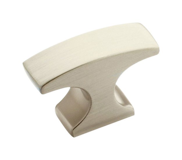 Conrad T Cabinet Knob 1-1/2 in. Dia. 1-1/16 in. Satin Ni