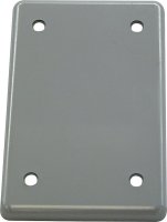 Rectangle PVC 1 gang Electrical Cover For Single Gang FS