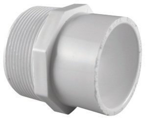 Schedule 40 3/4 in. MPT x 1/2 in. Dia. Slip PVC P