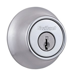 Satin Chrome Single Cylinder Deadbolt