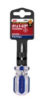 No. 1 Sizes x 1-1/2 in. L Phillips Screwdriver 1 pc.