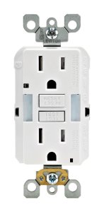 GFCI SmartlockPro 15 amps 125 volt Duplex White Outlet