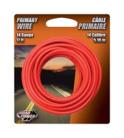 17 ft. 14 Ga. Primary Wire Red
