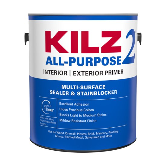 KILZ White Water-Based Primer and Sealer 1 gal.