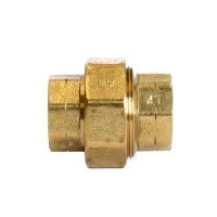 (image for)  3/4 in. FPT X 3/4 in. D FPT Yellow Brass Union