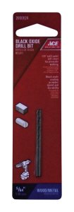 5/64 in. x 2 in. L High Speed Steel Drill Bit Set 2 pc.