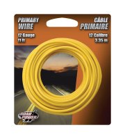 11 ft. 12 Ga. Primary Wire Yellow