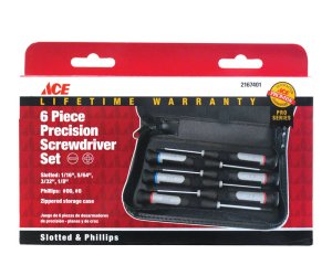 6 pc. Precision Screwdriver Set 10.35 in.