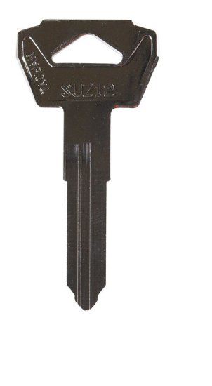 Traditional Key Automotive Key Blank Double sided For Suzu