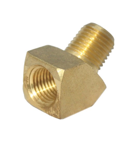 1/2 in. FIP x 1/2 in. Dia. MIP Brass 45 Degree Street Elbow