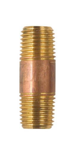 1/4 in. MPT x 1/4 in. Dia. x 1-1/2 in. L MPT Brass Nipple