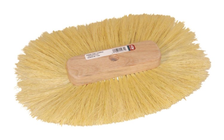 Panda Paw I Single 14 in. W Wood Stippling Brush