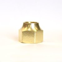 (image for)  7/8 in. Flare Yellow Brass Nut