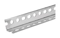 SteelWorks 1-1/2 in. W x 48 in. L Zinc Plated Steel Slotted Angl