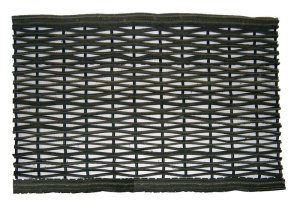 Tire Black Rubber Nonslip Floor Mat 30 in. L x 18 in.