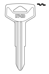 Automotive Key Blank TR44