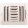 8 in. x 6 in. 3-Way Steel Wall/Ceiling Register