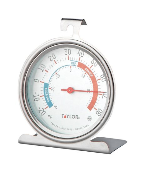 Instant Read Analog Freezer/Refrigerator Thermometer