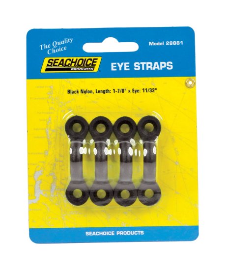 Polished Nylon 1-7/8 in. L x 11/32 in. W Eye Straps 4