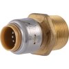 (image for) 1/2 in. Push X 3/4 in. D MPT Brass Connector