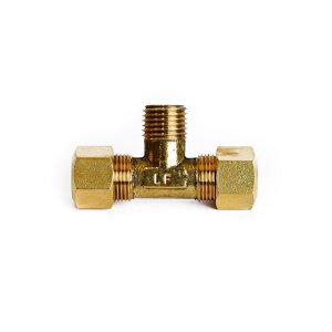 (image for)  3/8 in. Compression X 3/8 in. D Compression Brass Reducing Tee