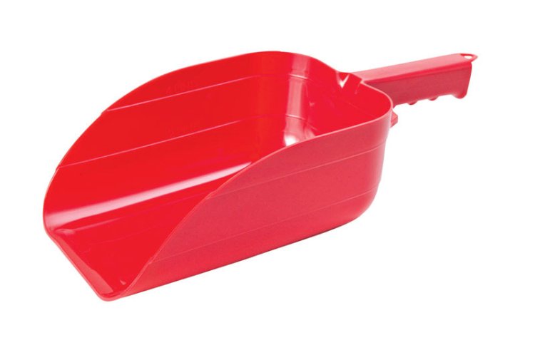 Plastic Red 5 Feed Scoop
