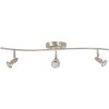 30-3/8 in. 3-Light Brushed Nickel Track Lighting Kit