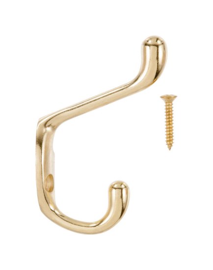 3 in. L Bright Brass Bright Brass Brass Medium Heavy Duty Co