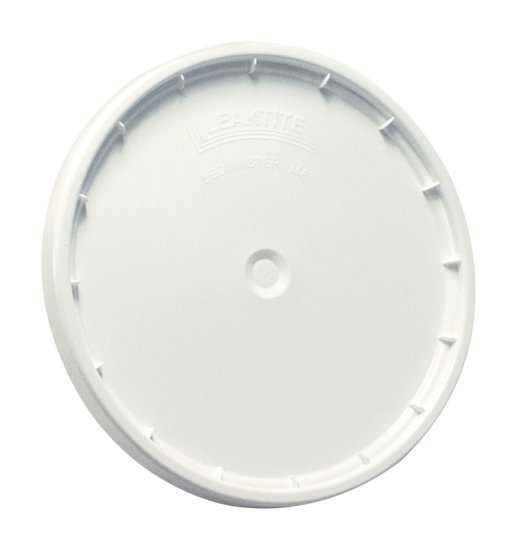 White 5 gal. Plastic Bucket Lid