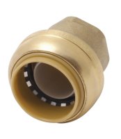 3/4 in. Push Brass End Stop