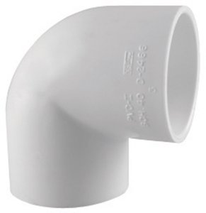 Schedule 40 3/4 in. Slip X 3/4 in. D Slip PVC Elbow