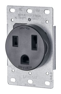 50 amps 250 volt Black Outlet 6-50R 1 pk