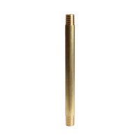 (image for)  1/4 in. MPT X 1/4 in. D MPT Yellow Brass Nipple 6 in. L