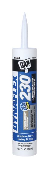 Dynaflex 230 Clear Elastomeric Door, Trim and Window Sealant