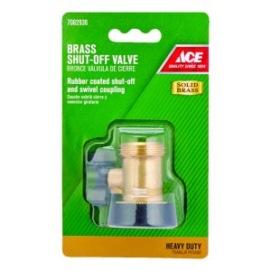 3/4 Brass Threaded Male/Female Hose Shut-off Valve