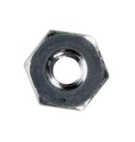 6 in. Zinc-Plated Steel SAE Screw Nut 100 pk