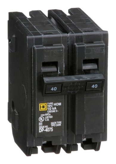 HomeLine 40 amps Surge 2-Pole Circuit Breaker